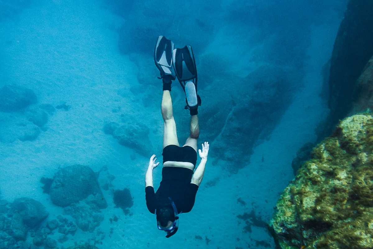 Can you use short fins for freediving